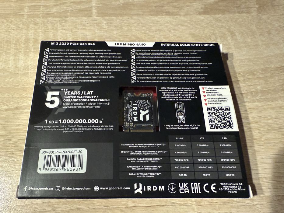 IRDM PRO Nano 2TB M.2 2230