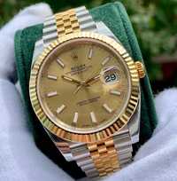 Rolex DateJust 41mm Silver Gold Gold 126333 / Aur si Inox / Automatic