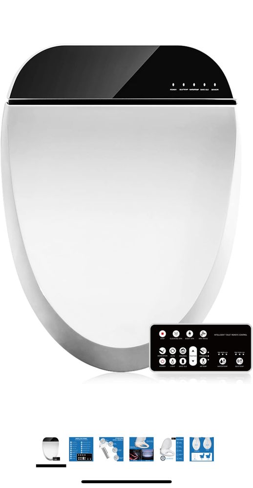 Scaun de toaletă inteligent Combier CMA102DS-B