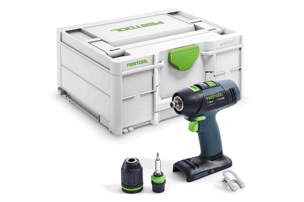 ПРОМО: Акумулаторен винтовърт Festool T 18+3-Basic