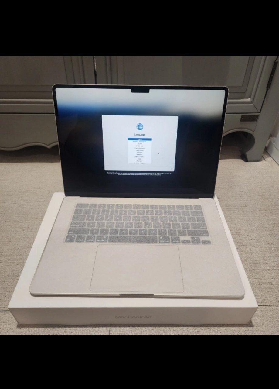 Macbook Air M3 LLA 15 dyum  16GB/512GB full box sotiladi