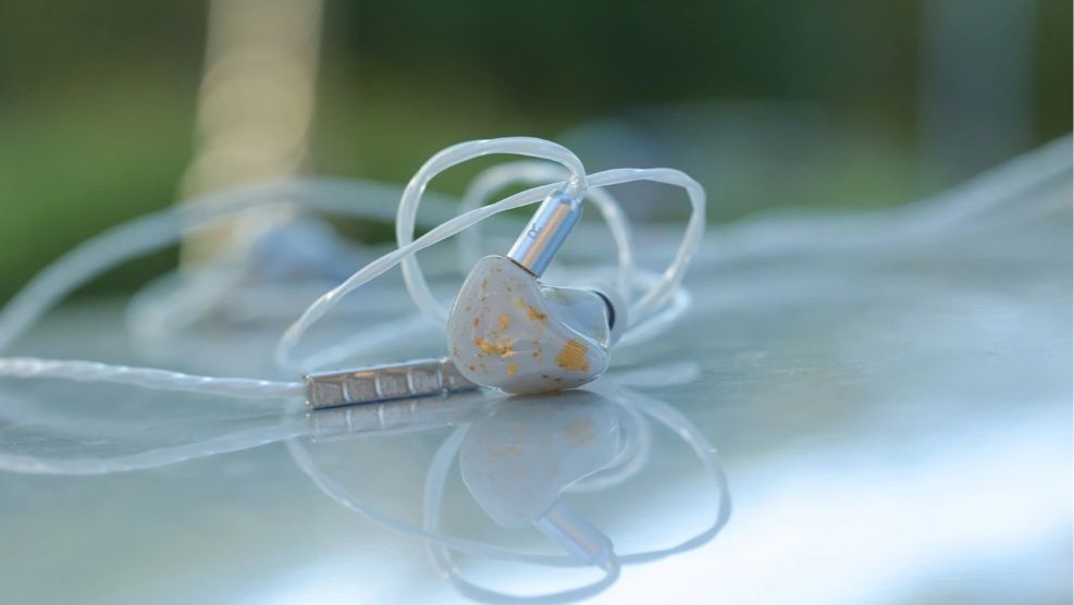 Casti IEM Linsoul HeartField Blanc + cablu DDHIFI M120a