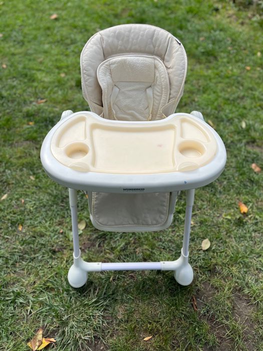 Scaun de masa Wunderkid Swing 2 in 1, cu leagan, Bej