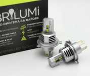 LED крушки за фарове BRILUMI Evolve, H4, Plug & Play 60W, CANBUS 6000K