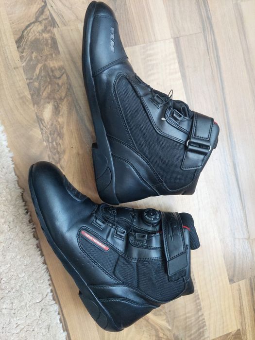 Ghete moto FLM Polo motorrad,piele,marime 43