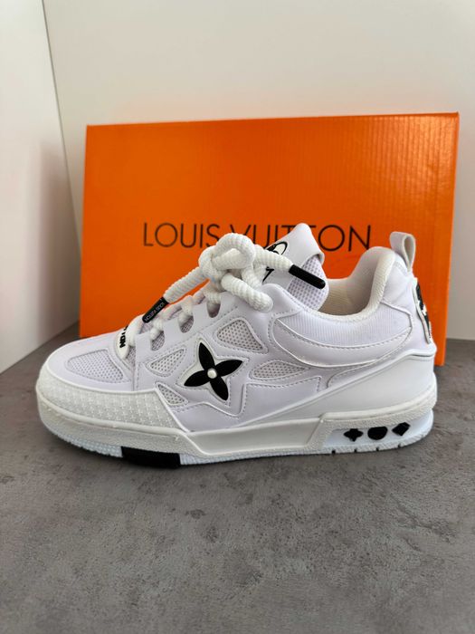 Adidasi Louis Vuitton Skate LV Full White Nou - Full Box