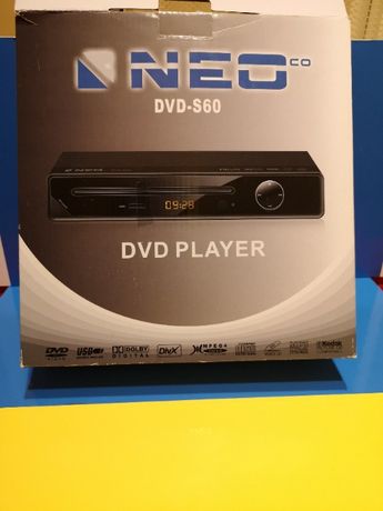 NOU! Dvd NEO S60, Intrare USB, DIVX, Video SCART, Audio L-R, Coaxial