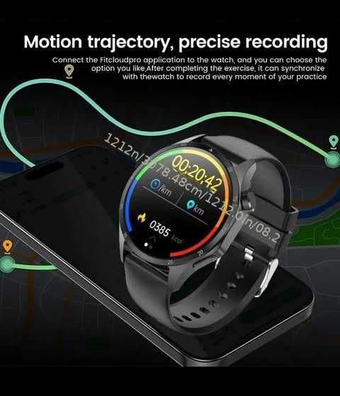 2025 Нов GPS смарт часовник GT5 Pro, 3.86 см 360*360 HD екран