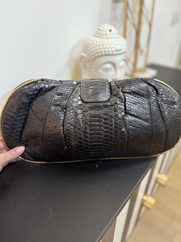 Vand geanta superba piele de piton unicat
