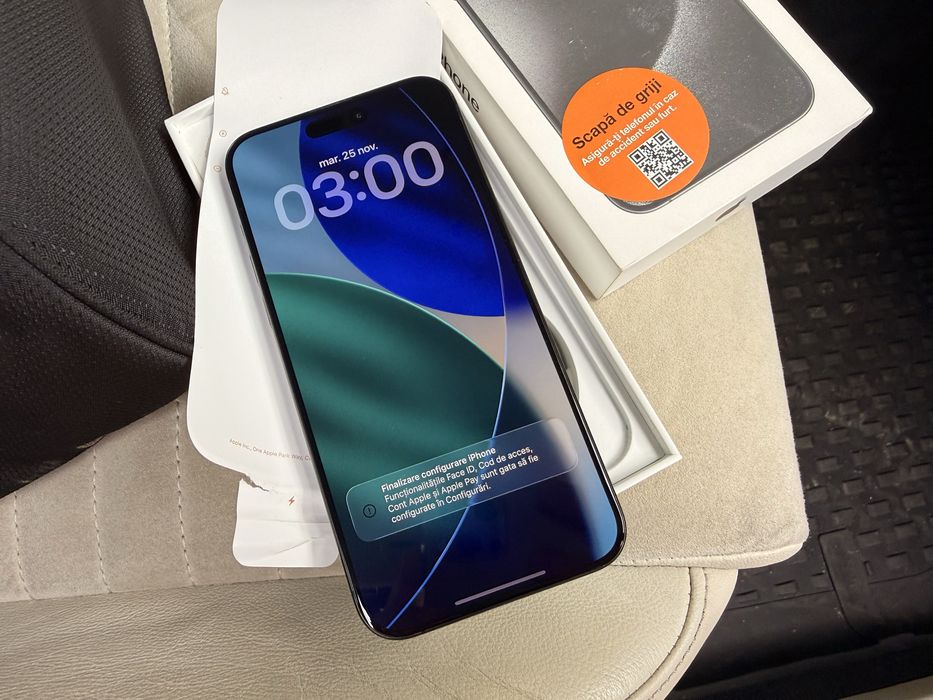 Iphone 15 pro max black 256 gb