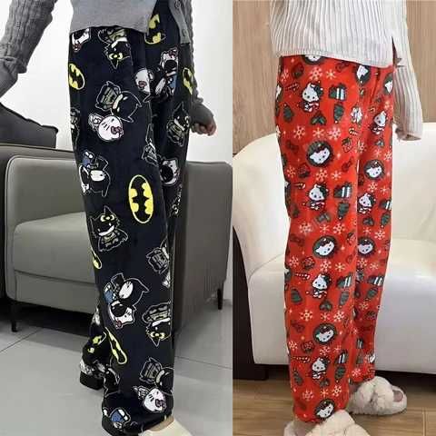 Модные мягкие штаны Хэлло Китти HELLO Kitty, теплые пижамные
