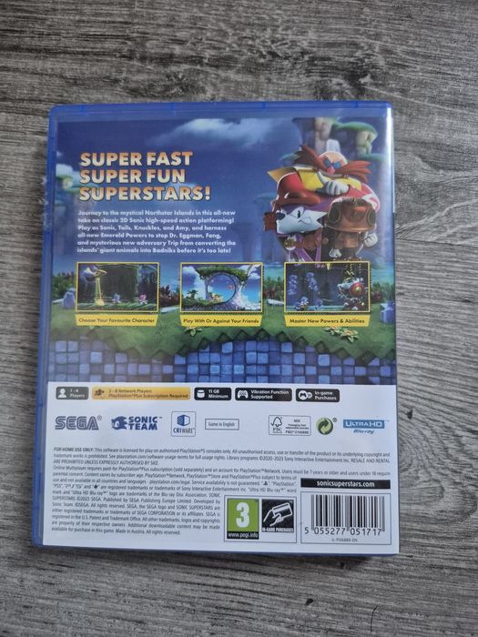 Vand sonic Superstars ps 5