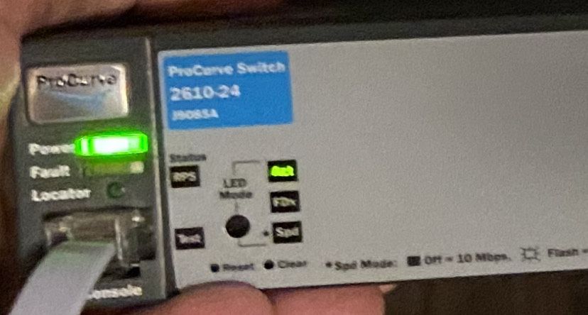 Switch L2 L3 HP ProCurve 2610-24 J9085A
