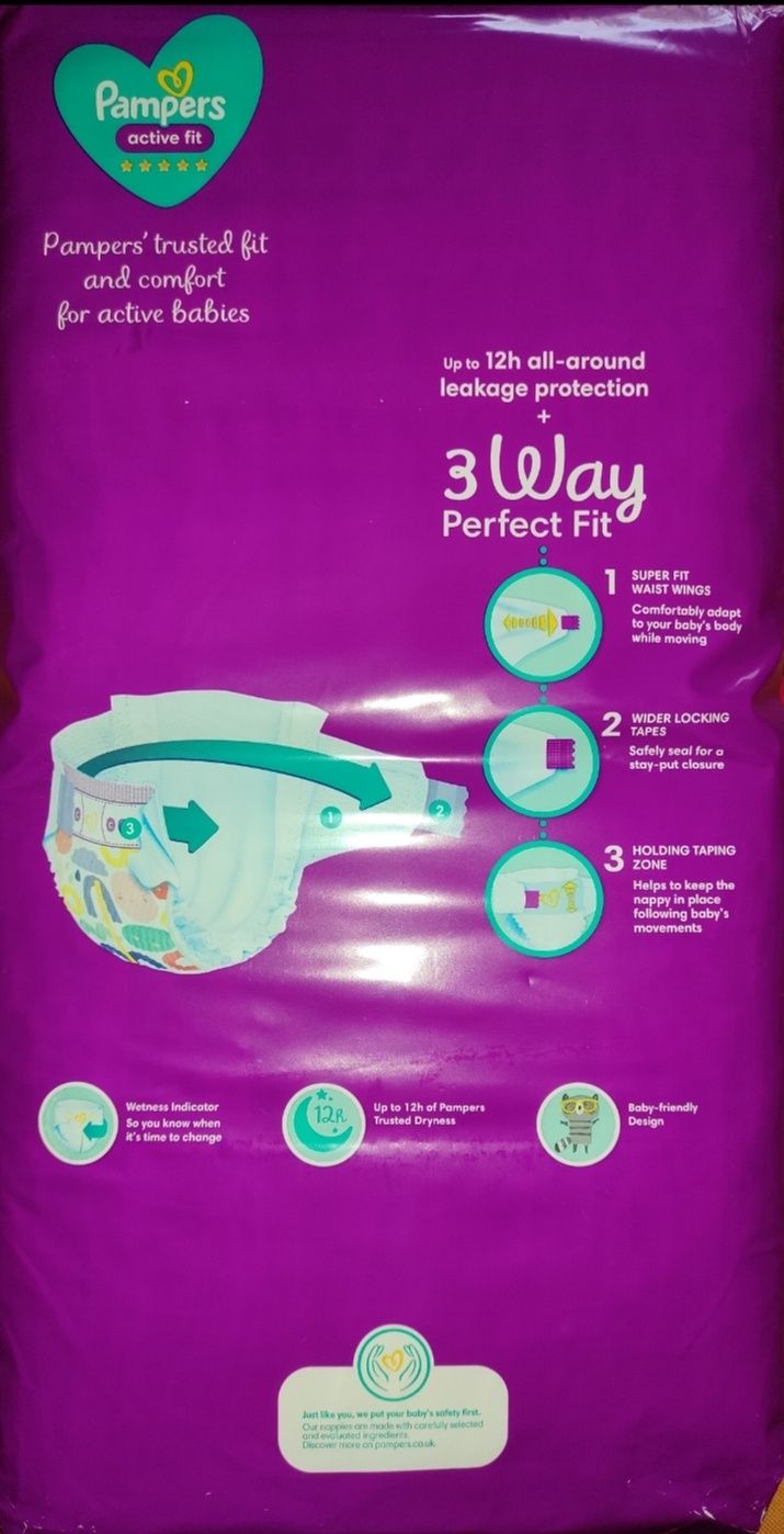 Pampers active fit 4