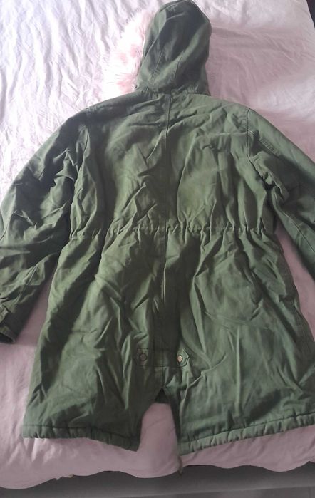 Parka geacã blãnitã pentru iarnã