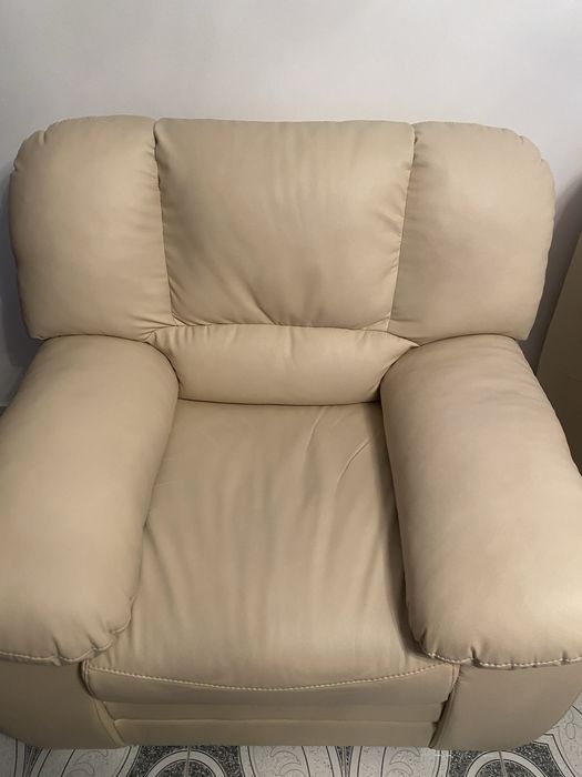 Fotoliu Canapea crem