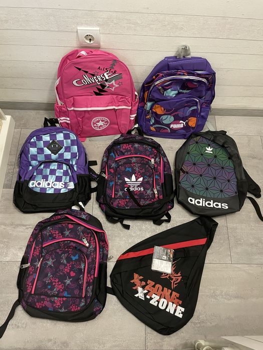 Раници Adidas, Puma и Converse – нови, цветни, стилни