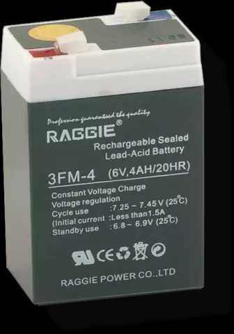 Акумулаторна батерия 6V 4.5Ah RAGGIE 6V, 4.5Ah 20HR батерия 6V