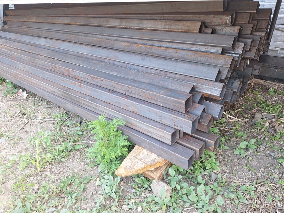 Stalpi gard otel zincat 50x50x2400mm