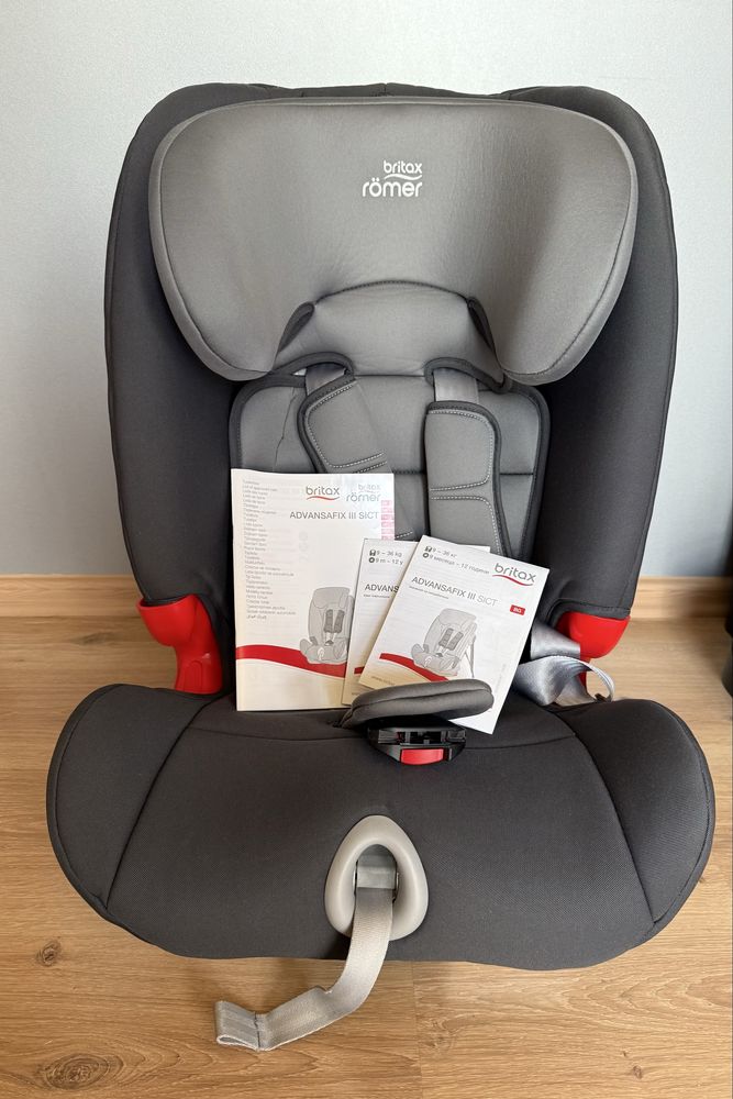 Столче за кола Britax Römer Advansafix III SICT Storm Grey, 9-36 кг