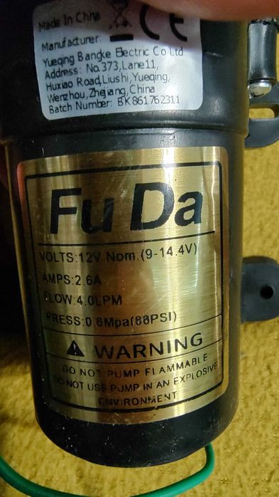 Диафрагмена помпа 12v