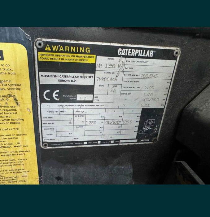 Caterpillar NR 1350 V - Ричтрак