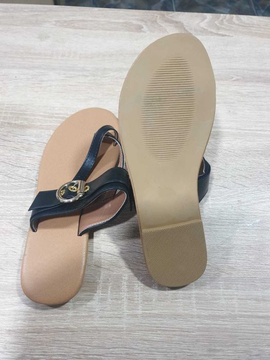 Sandale fara Toc din Piele Ecologica dama maro