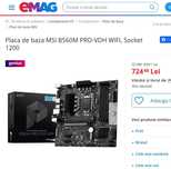 Placa de baza MSI B560M Wi-Fi