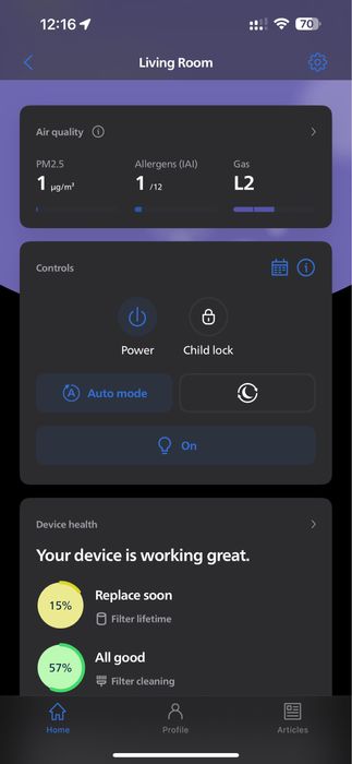 Purificator de aer Philips AC3055