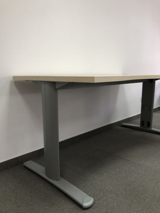 71 Buc. Birou de Colț 160X100 cm; Masă de Lucru cu Structură Metalică