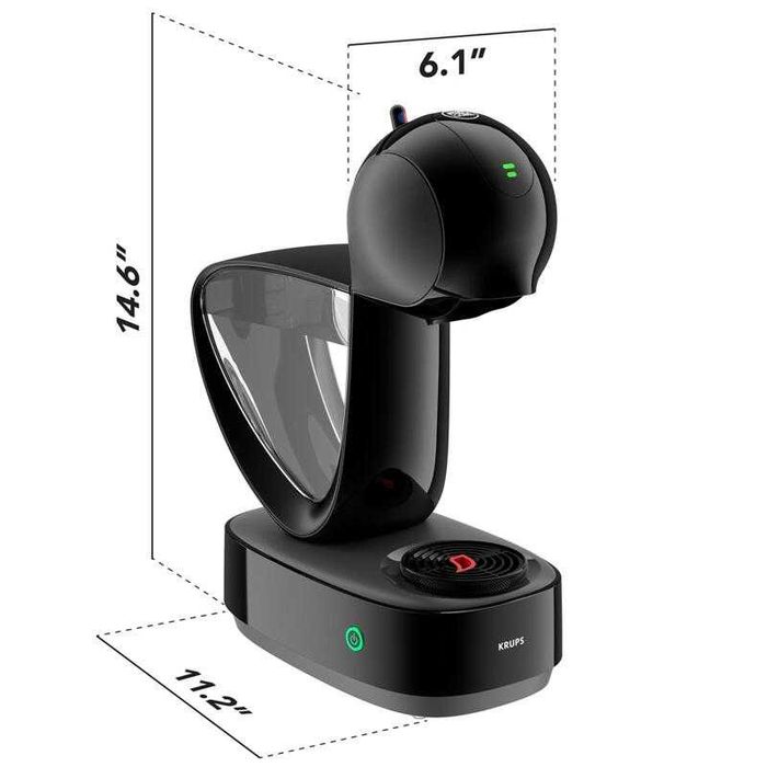 Кафемашина с капсули Krups KP270810 INFINISSIMA TOUCH BLACK
