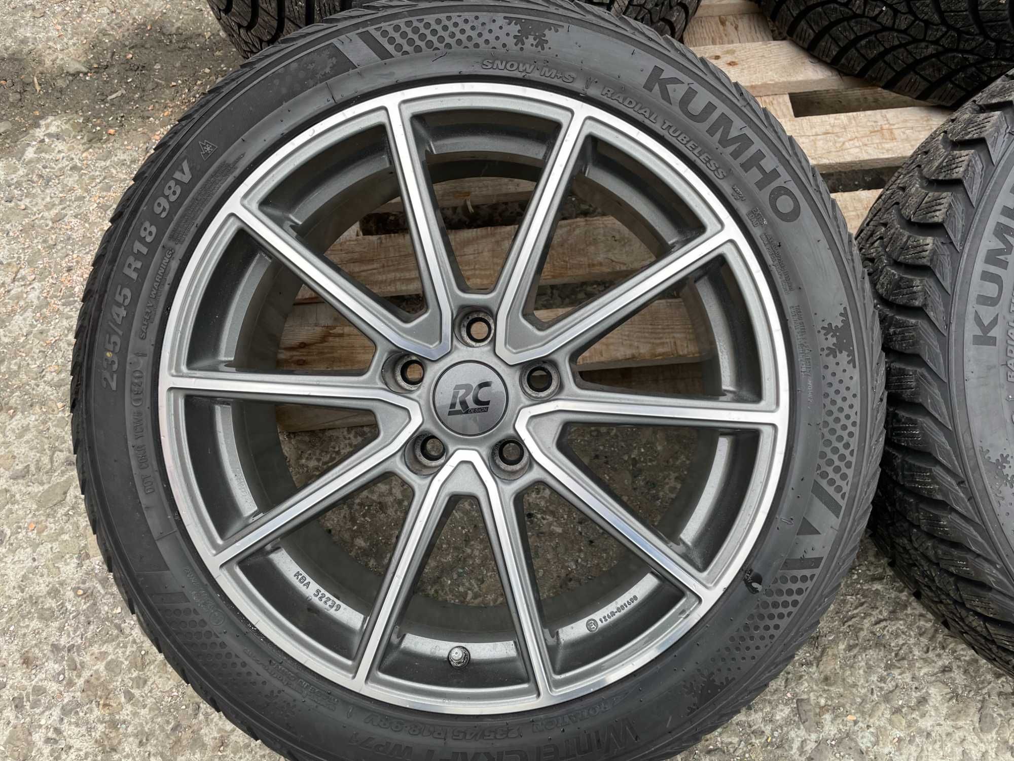 18 джанти 5х115 OPEL INSIGNIA Опел Инсигния 7,5J et41 235/45/18 Kumho