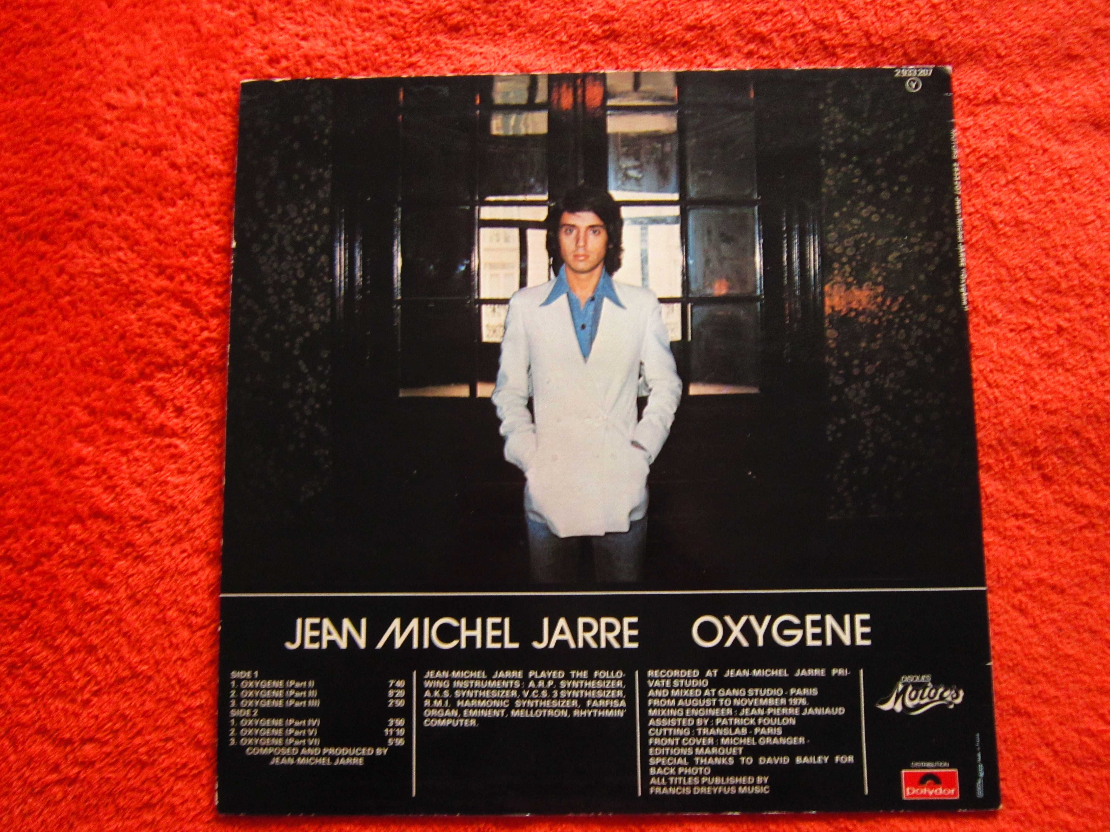 vinil Jean Michel Jarre -Oxygene Electronic Synth-pop Franta'76 impec