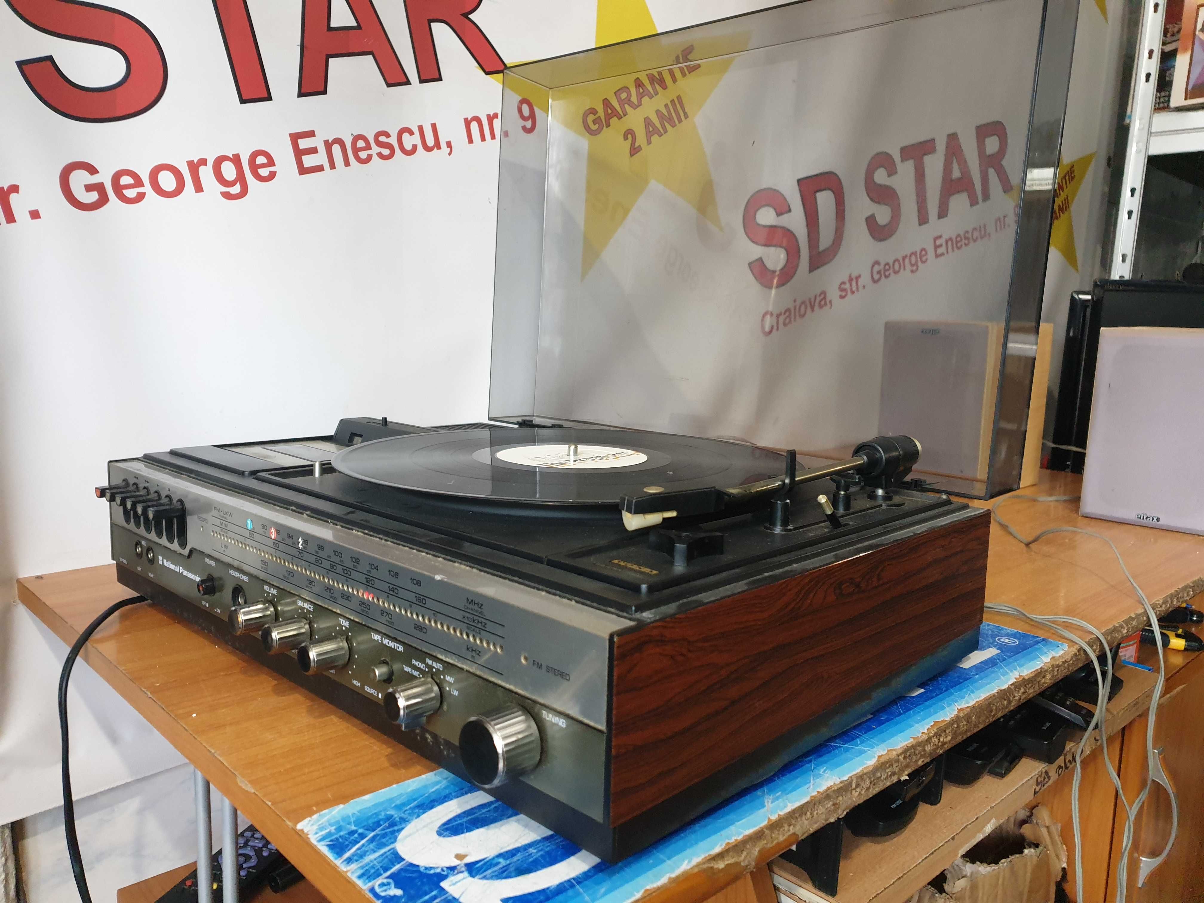 Sistem Muzica vintage Record Tape Pick-up  National Panasonic SG-1020l