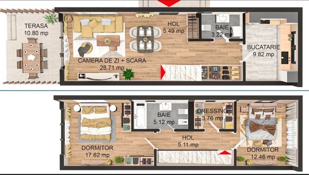 OFERTA LIMITATA Casa Tip Duplex Finalizata
