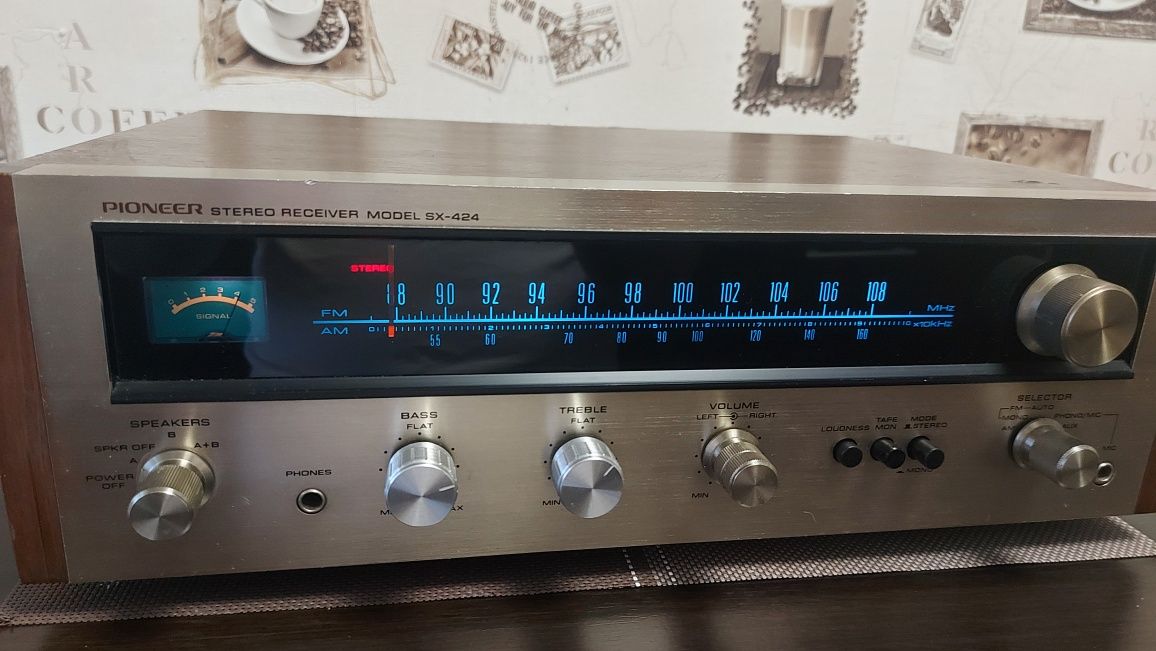 receiver vintage Pioneer sx 424