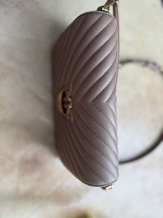 Чанта Pinko Love click baguette mini