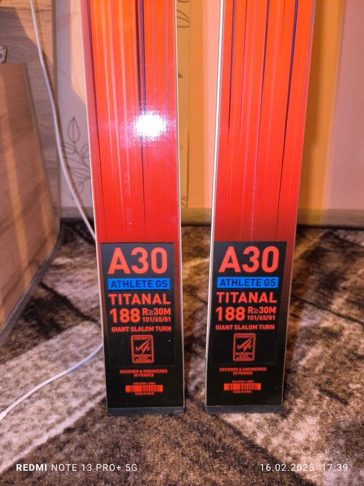 Продавам Чисто нови ски Rossignol GS Fis ски . 188 см модел 2024-2025г