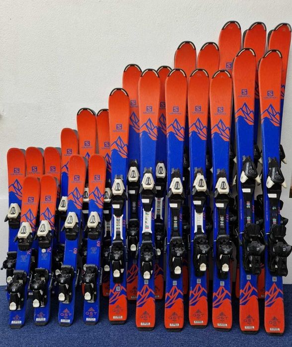 Schiuri 118 cm Volkl Tiger GSL-clapari ski,bete,casca