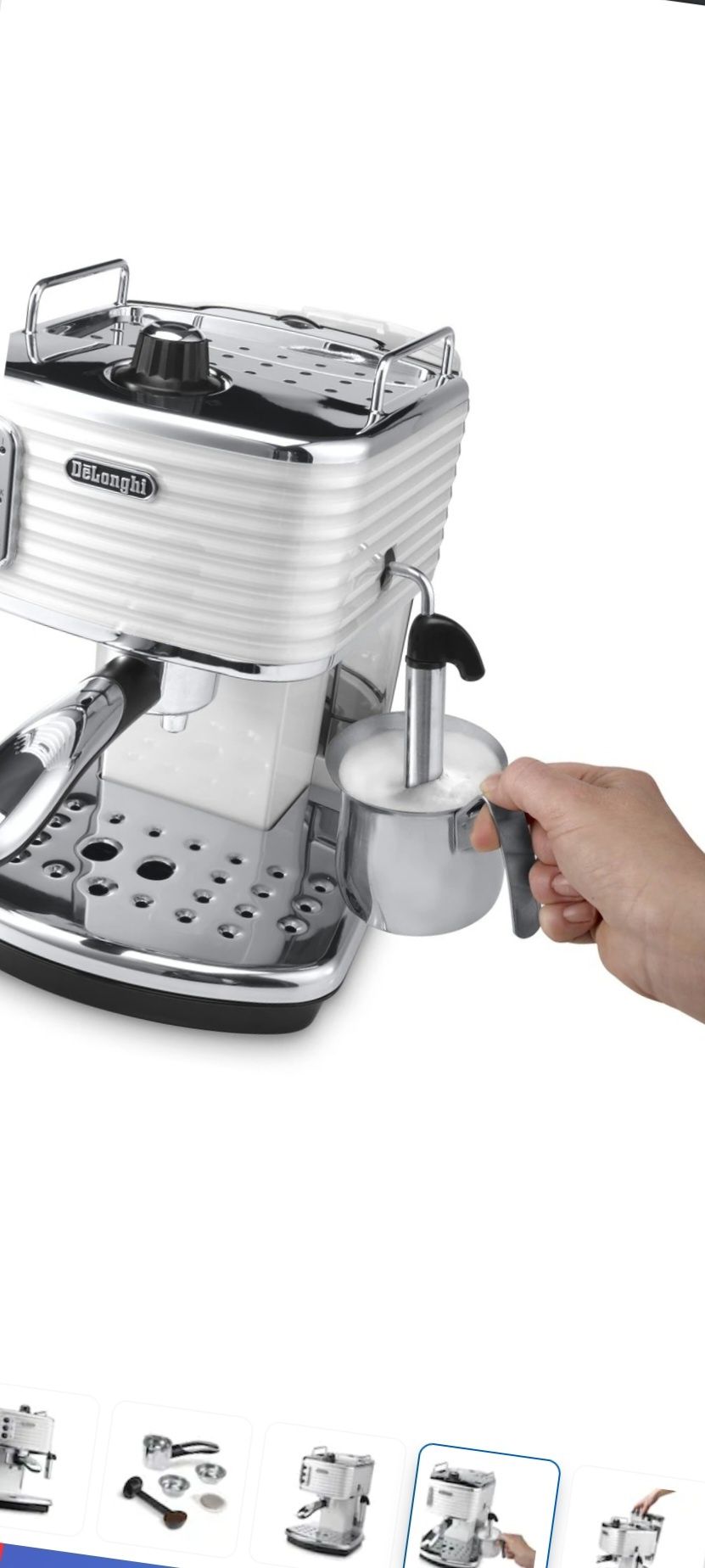 Espressor manual De'Longhi Cultura ECZ 351, 1100W, 15 Bar, Cappucino S