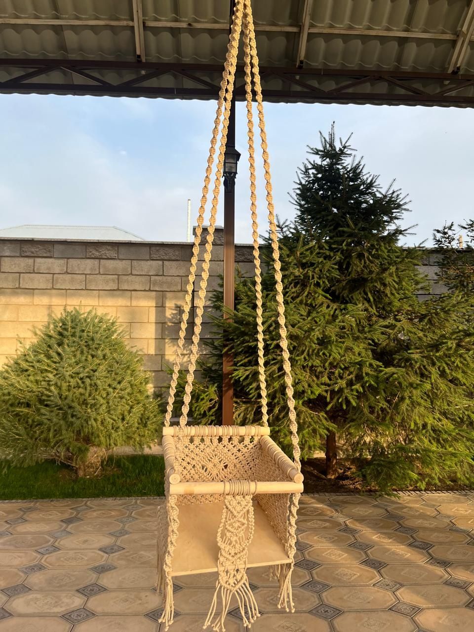 Качели макраме ручная работа