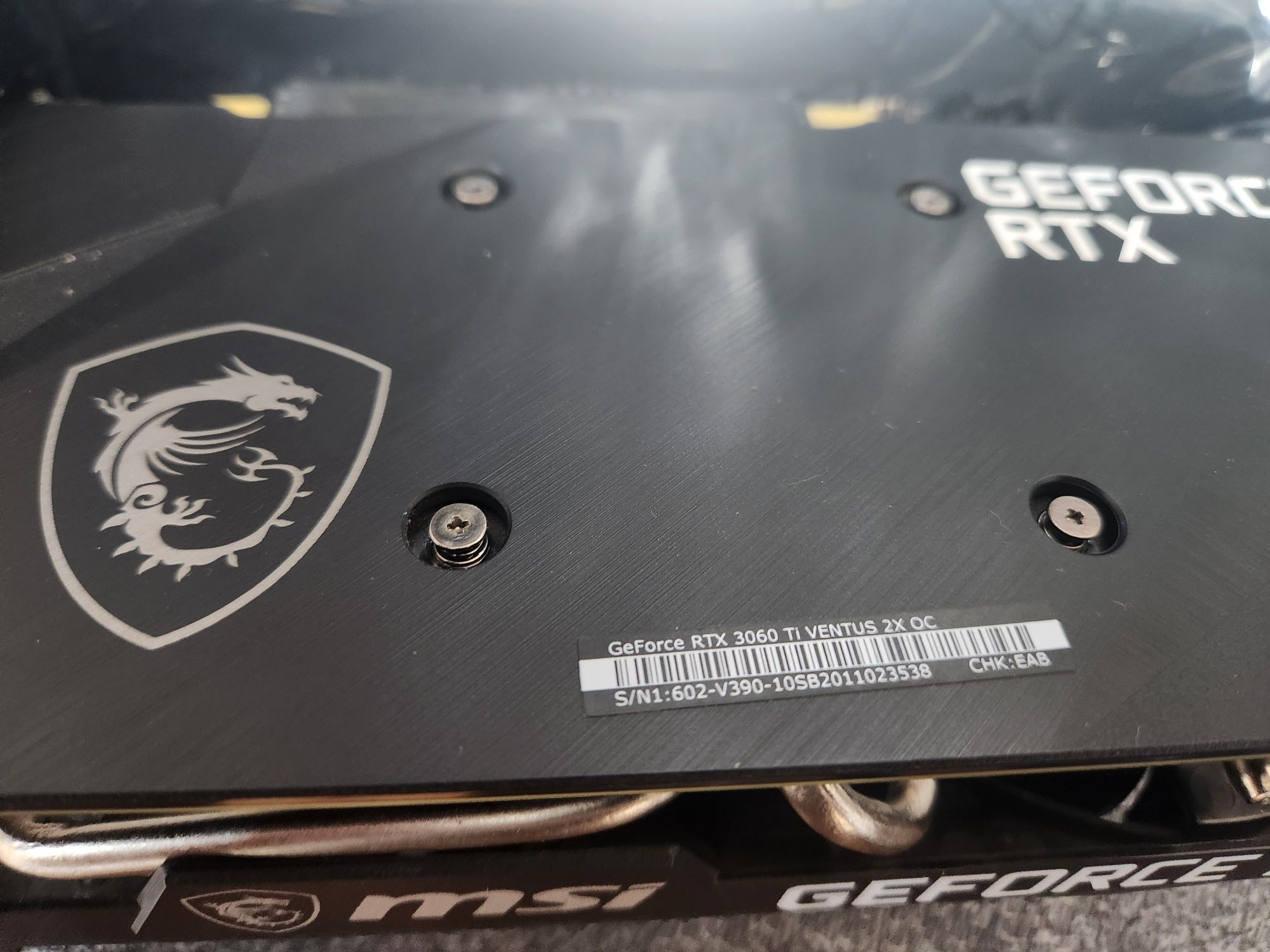 Rtx 3060Ti Msi Ventus 8Gb OC edition