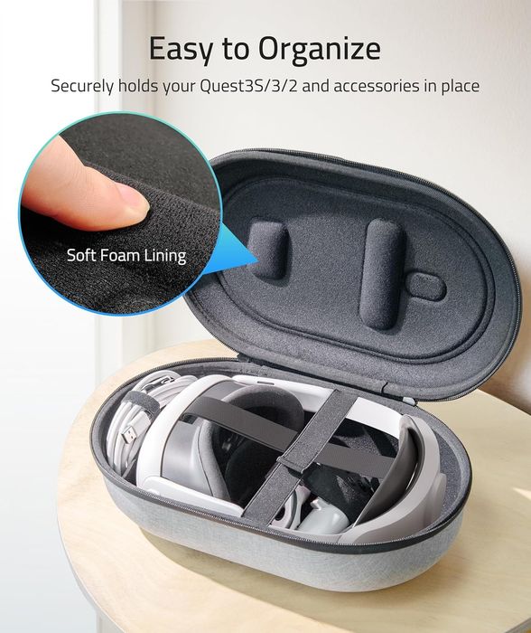 Жесткий кейс для хранения шлемов Oculus Quest 2/3/3s.