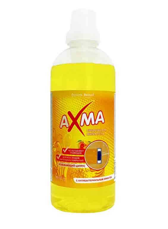 Средство для мытья пола AXMA, цветочный сад с антибактериальным эффект