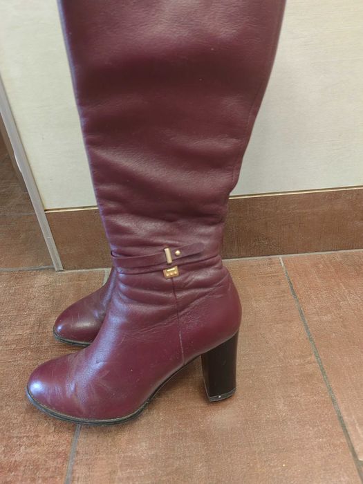 Дамски ботуши от естествена кожа