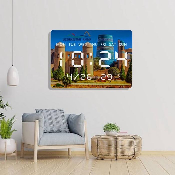 Электронный часы Uzbekistan