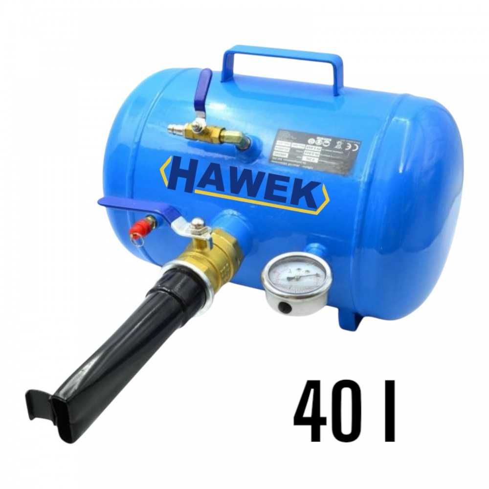 Бутилка за шоково помпане на гуми – бустер 40л HAWEK