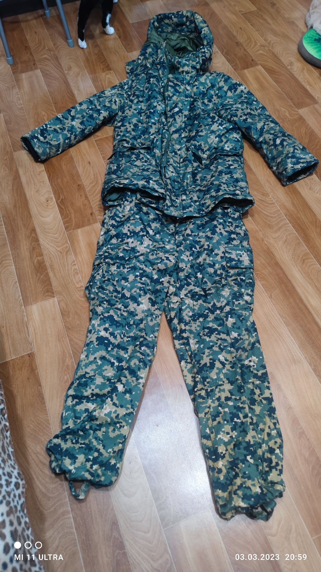 Военный теплый костюм комплект
