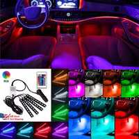 LED Ленти за вътрешно осветление на кола Car Atmosphere Light  8 цвята