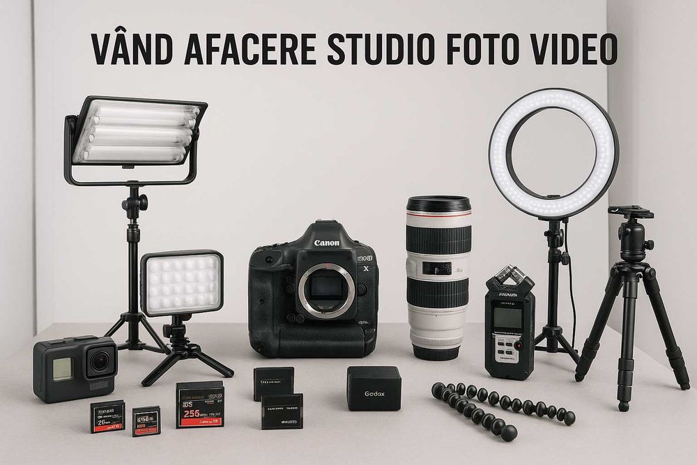 Studio foto-video profesional complet echipat